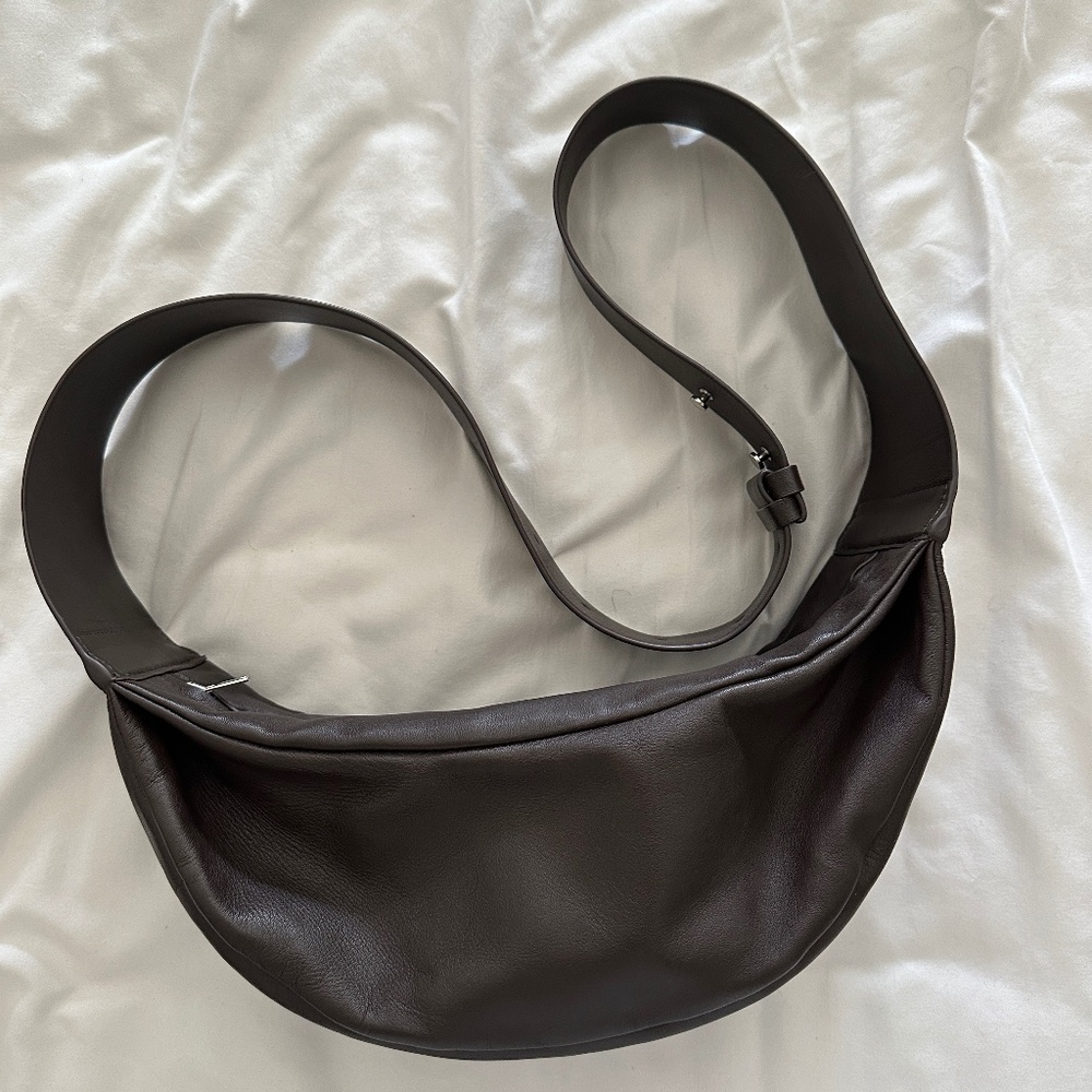 COS leather crossbody bag